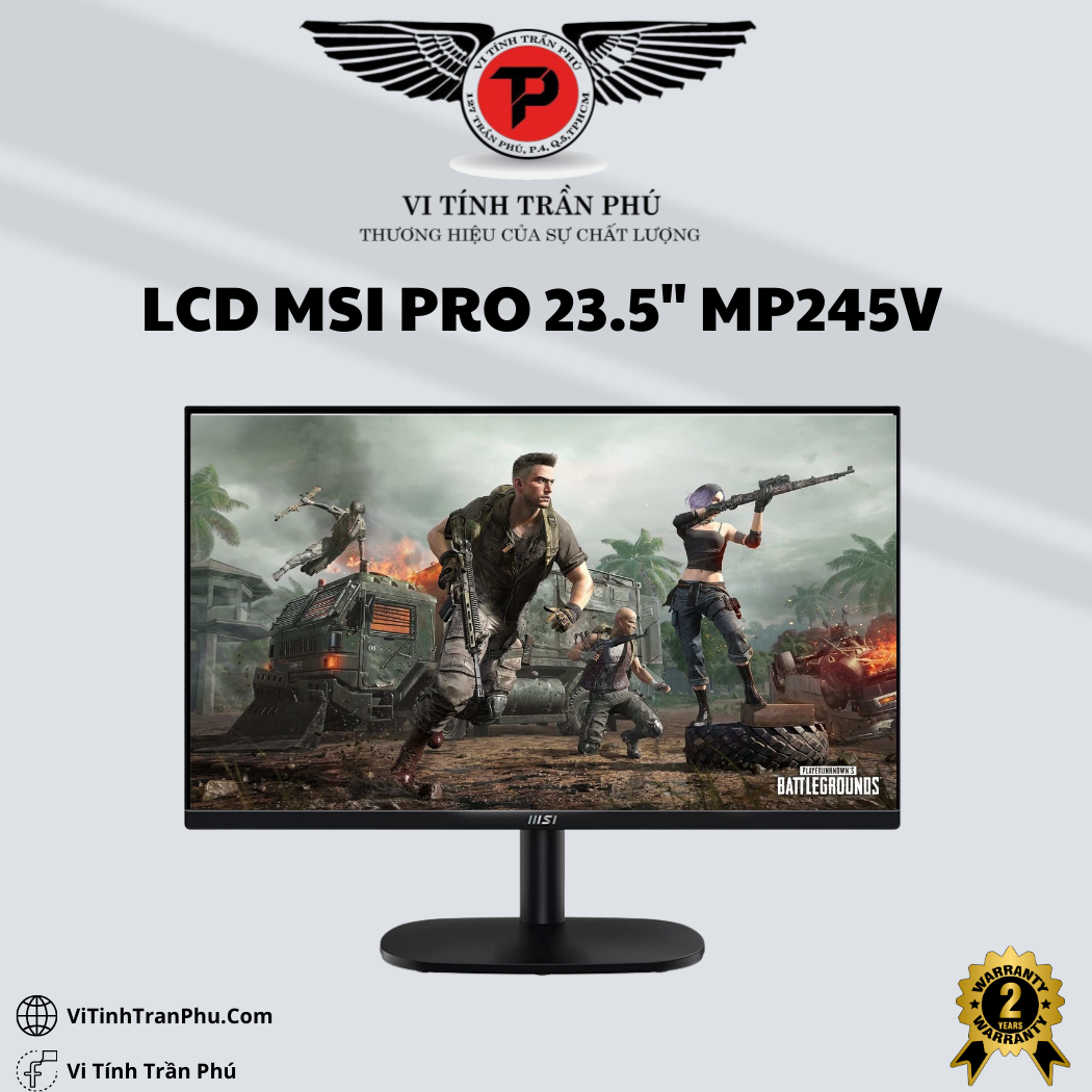 Màn Hình MSI PRO MP245V (23.8 inch - VA - FHD - 100Hz - 1ms)